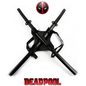 Deadpool katanas paire fourreaux étui dorsal