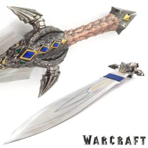 Warcraft épée Quel'Zaram Lothar 118 cm + plaque