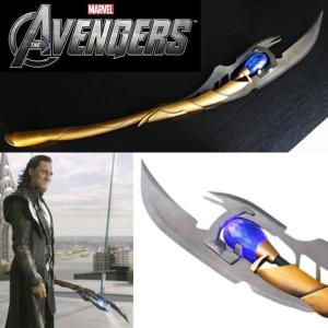 Avengers sceptre Loki présentoir led Chitauri