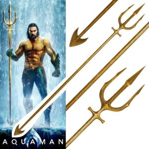 Aquaman trident taille réelle métal doré